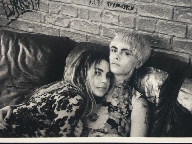 Cara Delevingne and actress Ashley Benson