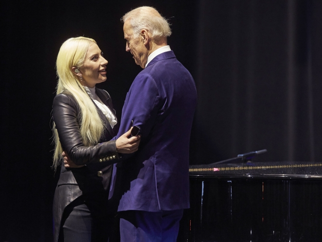 "It's On Us" Lady Gaga & Joe Biden at UNLV