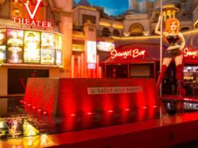 MIRACLE MILE SHOPS’ FOUNTAIN GLOWS RED IN JUNE FOR GOLDEN RAINBOW