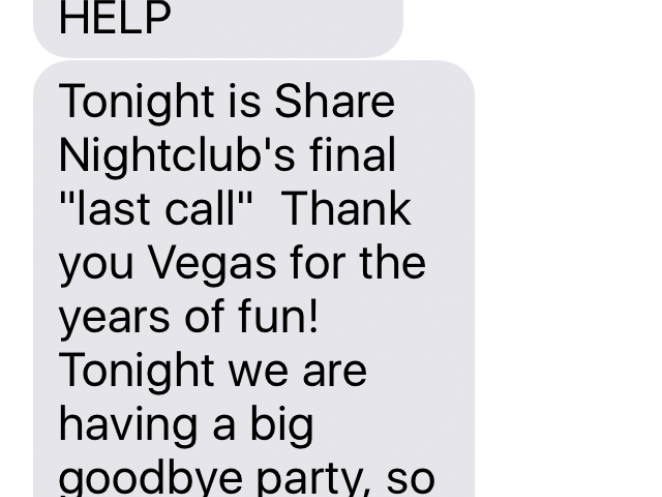 Share Nightclub Closes
