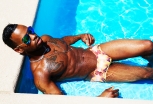 GUCCI Interlocking G sterling silver pendant necklace ($210); ALDO  Anny necklace ($15); VICED MAN Diamond swimwear ($38);