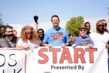 Tape Face, Carrot Top Penn & Teller & Tyson Beckford Lead the Walk